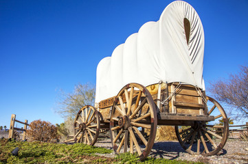 Planwagen in USA © Siegfried Schnepf