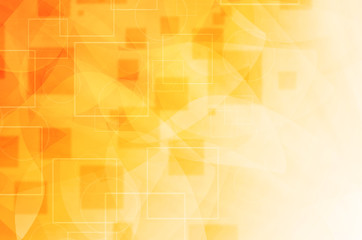 yellow technology background with curves lines
