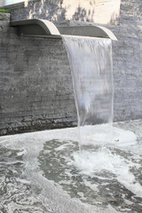 Urban waterfall.