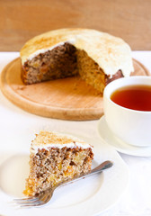 Apricot cinnamon cake
