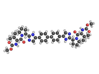 Daclatasvir experimental (2013) hepatitis C virus drug, chemical