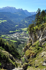 panorama from the mountain