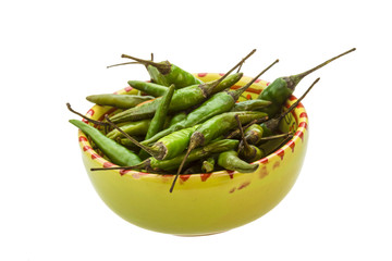 Green chilli pepper