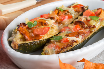 stuffed zucchini