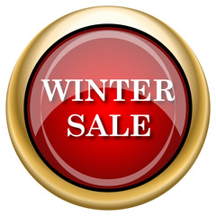 Winter sale icon