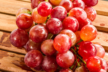 closeup and isolated grape