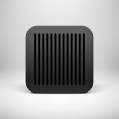 Black Technology App Icon Template