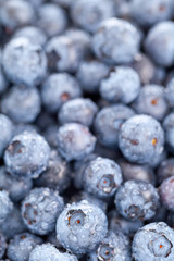 Blueberries macro