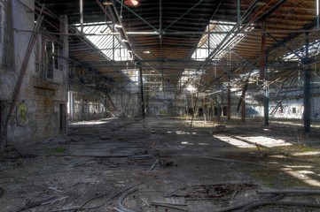 Verlassene Halle