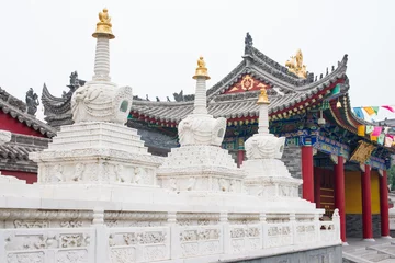 Gordijnen guangren temple , Xian, China © cityanimal