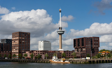 Observation tower Euromast in Rotterdam