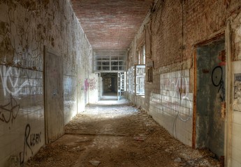 Ancien couloir du Heilstätten à Beelitz