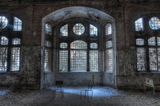 Old abandoned sanatorium in beelitz