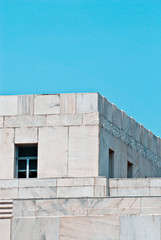 Fototapeta na wymiar marble building corner