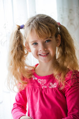 beautiful little girl posing