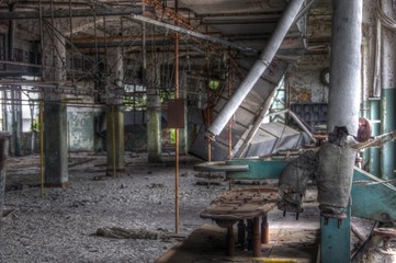 Old and abandoned laundry