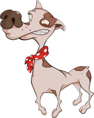 Dog. Miniature Pinscher. Cartoon