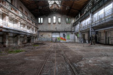 Old abandoned hall