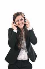 Smiling businesswoman portrait