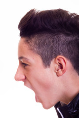 Obraz premium Shouting boy