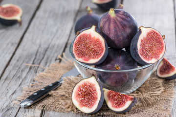 Portion of fresh Figs