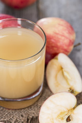 Glass with Apple Juice