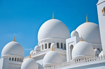 Foto op Canvas Abu Dhabi White Sheikh Zayed Mosque © loya_ya