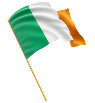 3D Irish flag