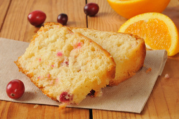 Cranberry orange bread
