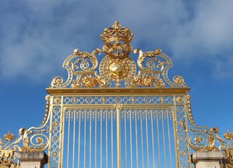 Fototapeta na wymiar Grilles Château de Versailles