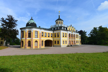 Fototapeta na wymiar Belvedere Castle, Weimar, World Heritage Site, rokoko muzeum