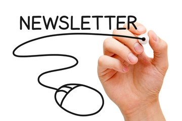 Newsletter Computer Mouse Concept