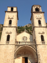 Fototapeta na wymiar Cathedral of Saint Tryphon (Kotor, Montenegro)