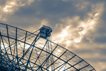 Radio Telescopes  in Westerbork, the Netherlands