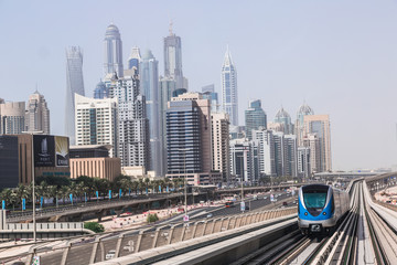 Dubai metro railway