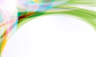 vector abstract background into corner