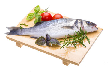 Raw seabass