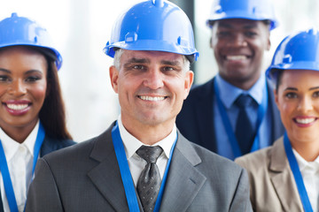 group of construction businesspeople