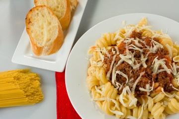 Tomato Meat Pasta