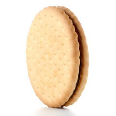 Sandwich biscuits with chocolate filling