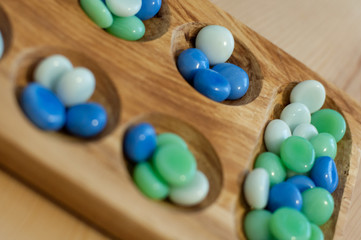 mancala, traditional board game