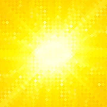 Shiny Yellow Pixel Background