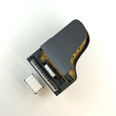 Obraz premium Piano, Flügel,Musik, Sound, Konzert