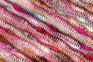 Fabric with colorful pattern