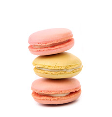 Stack of macaroons cakes