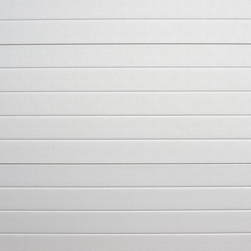 White plastic wall sheathing cover