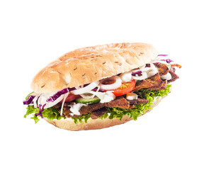 Healthy kebab or doner