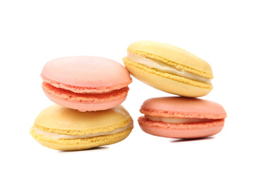 Various macaron cakes.