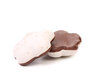 Kisses Cookies with chocolate.