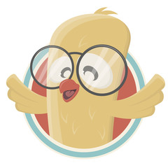Fototapeta premium vogel lustig